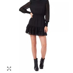 1. State dress size xs black dress